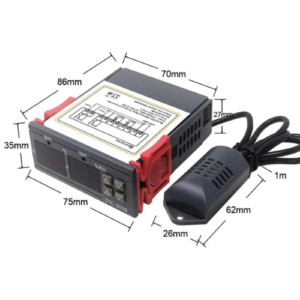 Controlador-de-temepratura-e-umidade Controlador-de-temperatura Cultivo-de-cogumelos Eqipmanets-para-cultivo natura-myco Controlador de temperatura e umidade